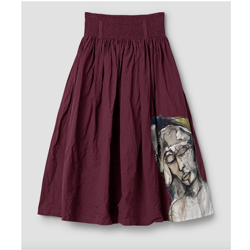 Ewa I Walla Maj-Gull Skirt - Dark Plum