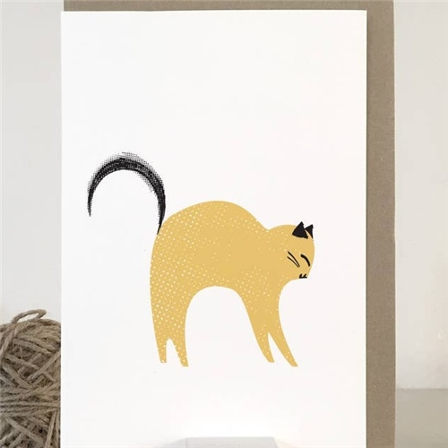 Purpose & Worth Ginger Cat Card