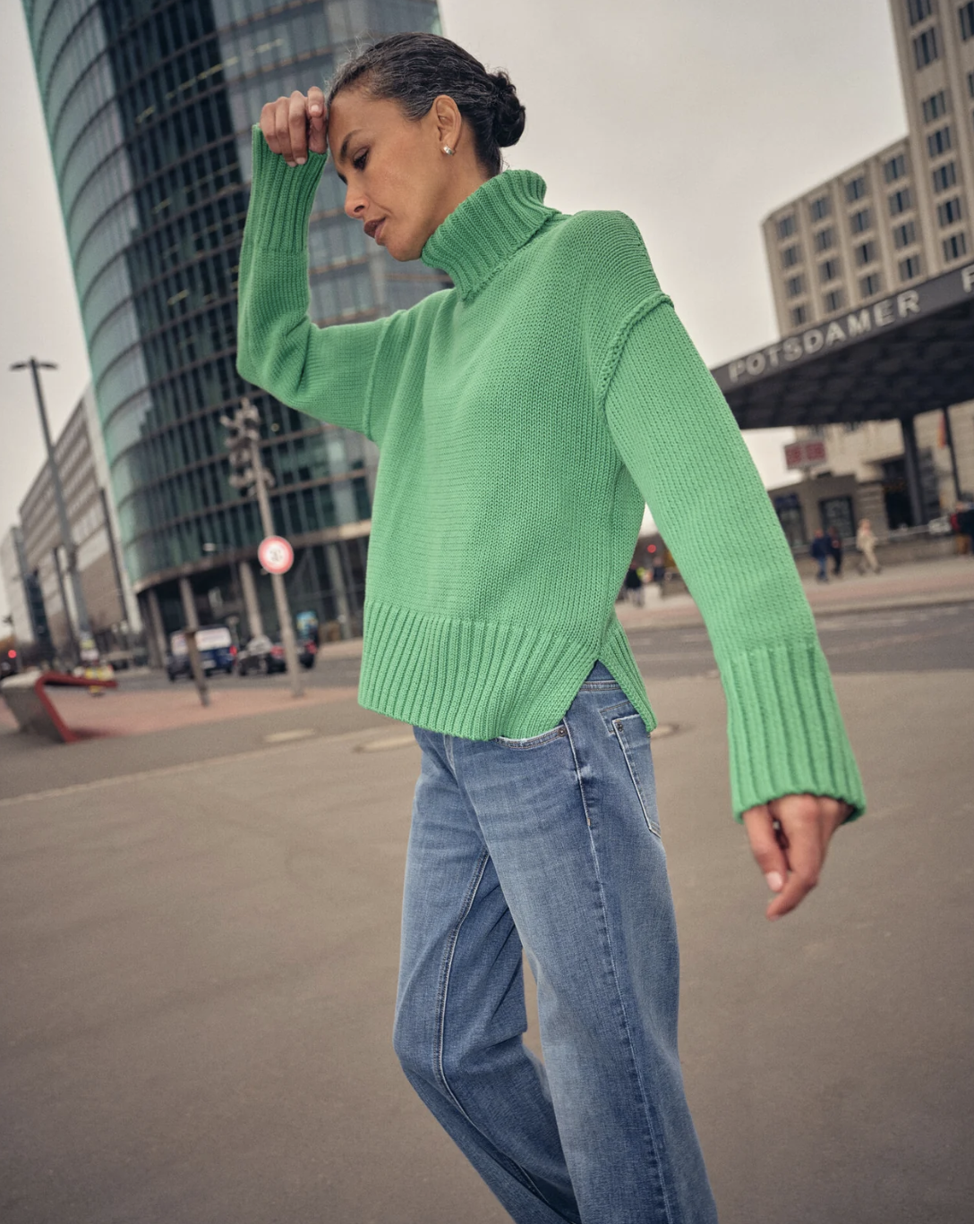 Mos Mosh Rola Bine Roll Neck Knit