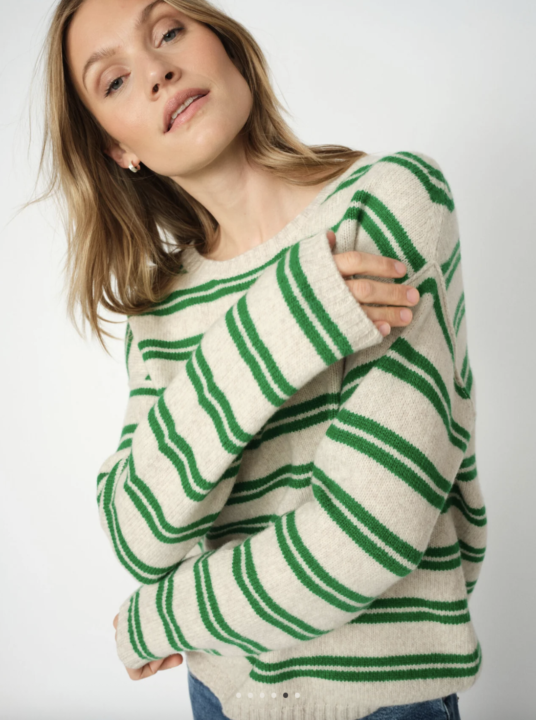 Mos Mosh Khai Two Stripe Knit
