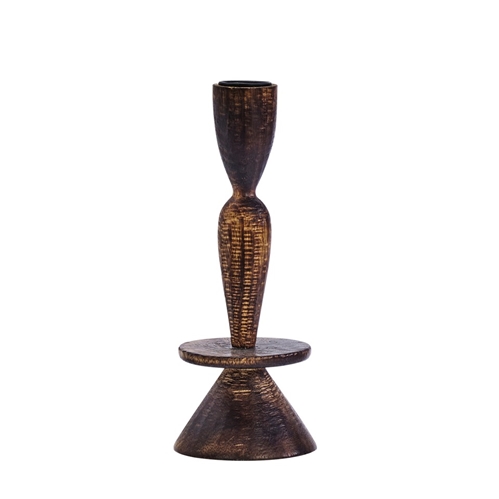 Madam Stoltz - Wooden Candle Holder