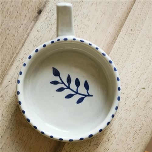 Morgan Wright Hand-Botanic Olive Dish - Ink