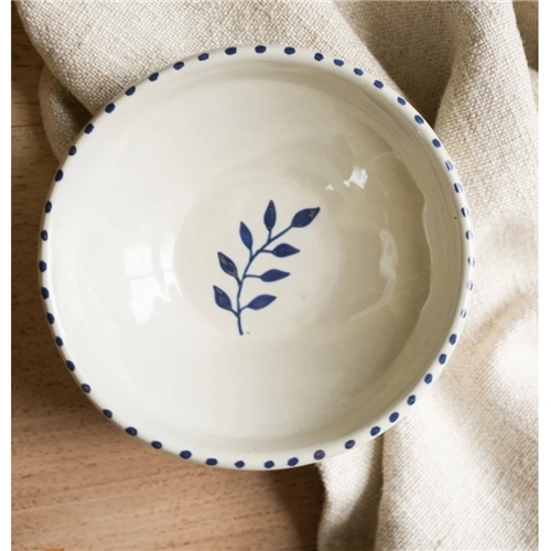 Morgan Wright Handpainted Botanic Dish -INK