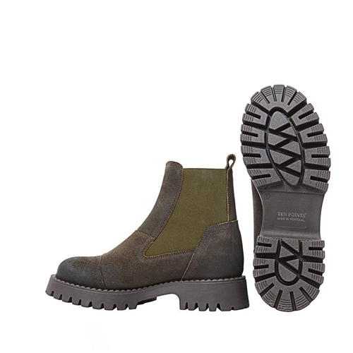 Ten Points Penny Olive Boots - Nubuck