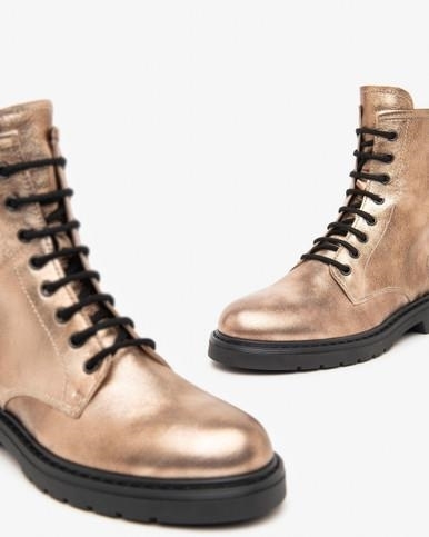 NeroGiardini Combat Black Boot with Side Buckle