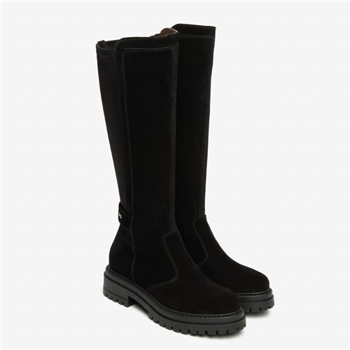 NeroGiardini Long Boots - Black Suede