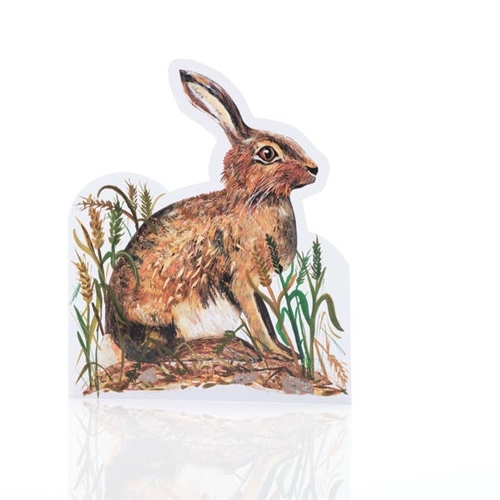 Clare O'Neill Artworks - Barley Field Hare Card