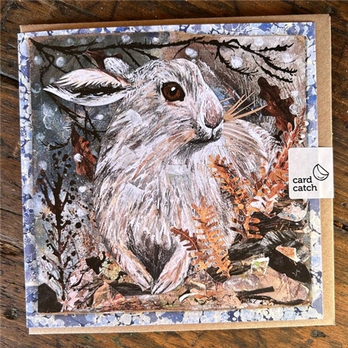 Clare O'Neill Artworks - Winter Hare Card