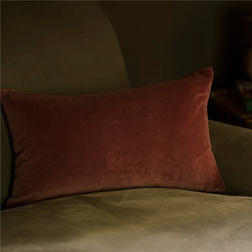 Meanwhile Pomegranate  Velvet 30 x 50 Cushion