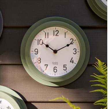 Garden Trading - Tenby Clock - Green