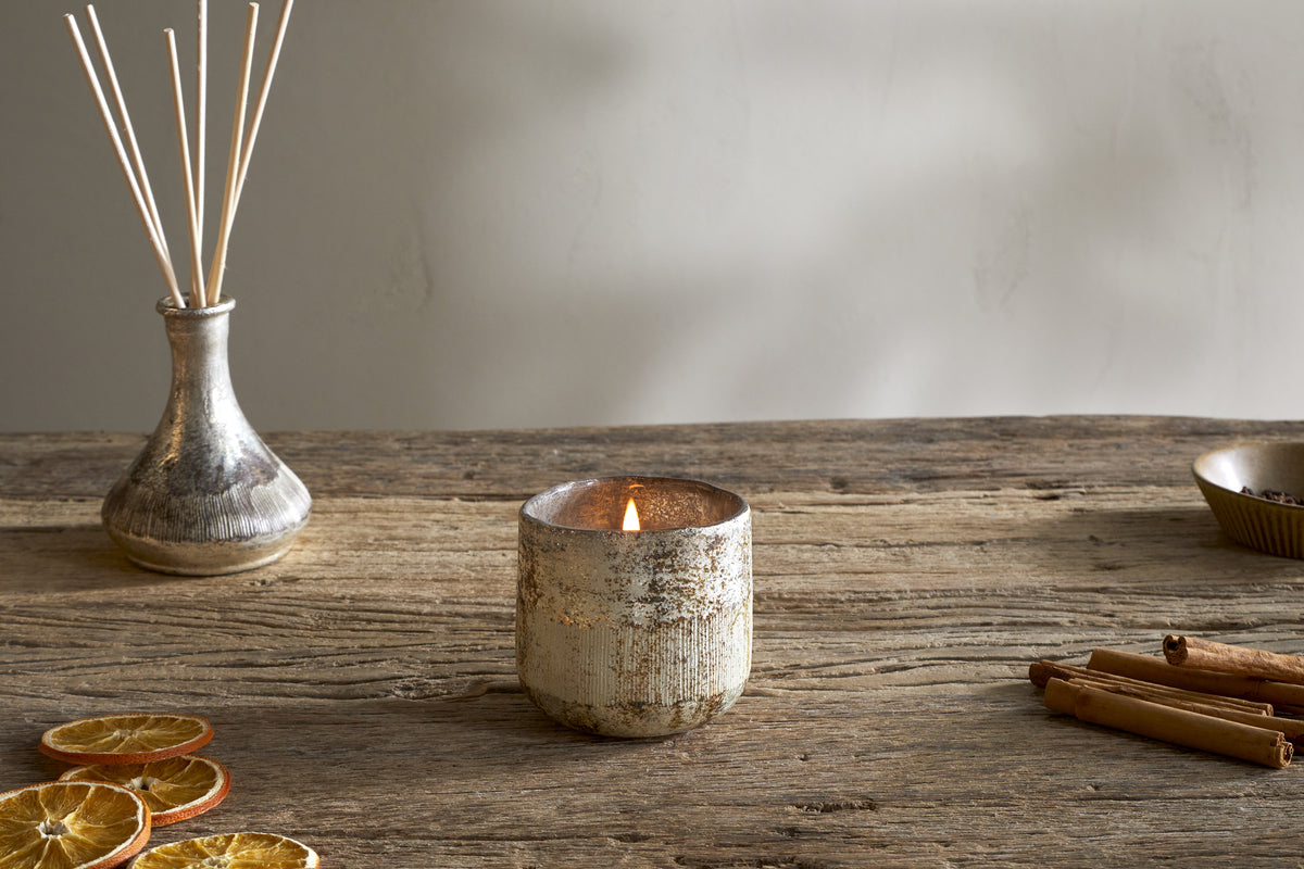 Nkuku Mandarin & Clove Glass Candle