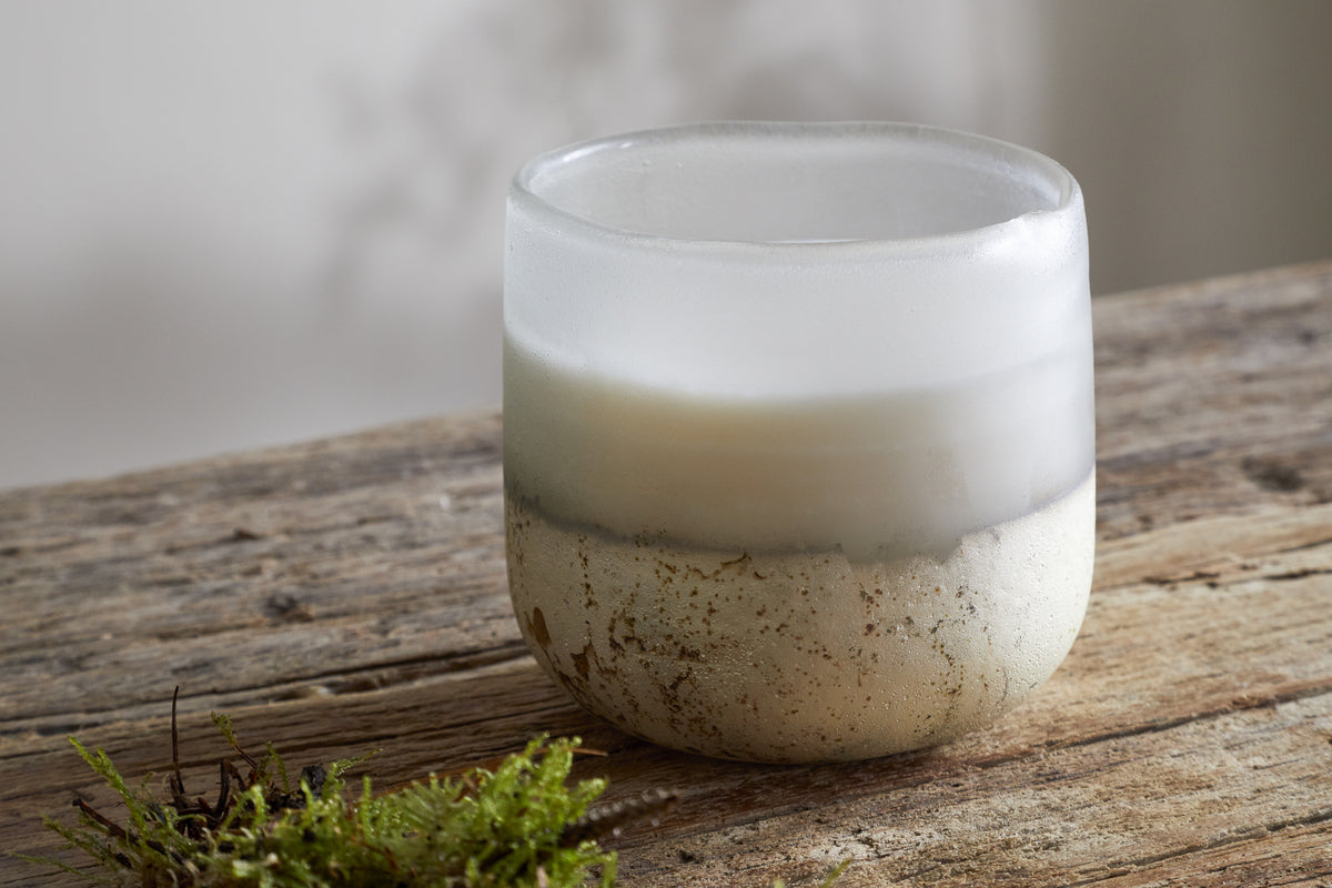 Nkuku Sea Salt & Moss Glass Candle