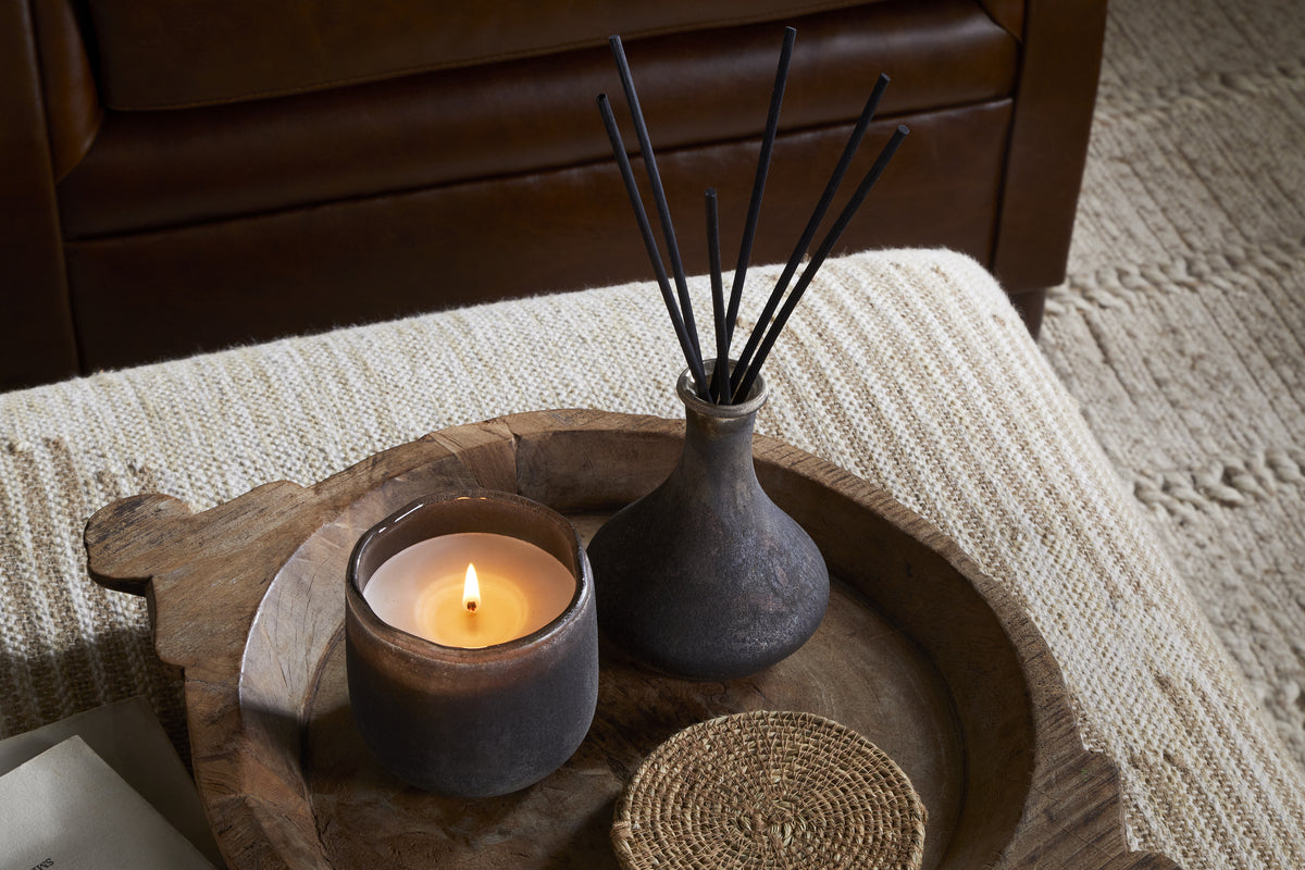 Nkuku Cedarwood & Fig Glass Candle