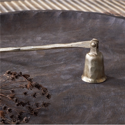 Nkuku Jyoti Candle Snuffer - Brass