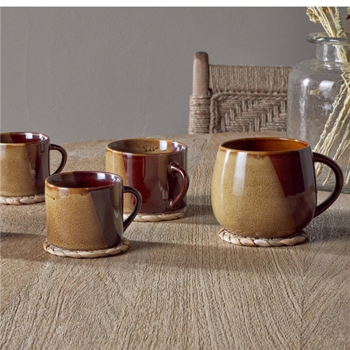 Nkuku Naav Mustard Mugs - Various Sizes