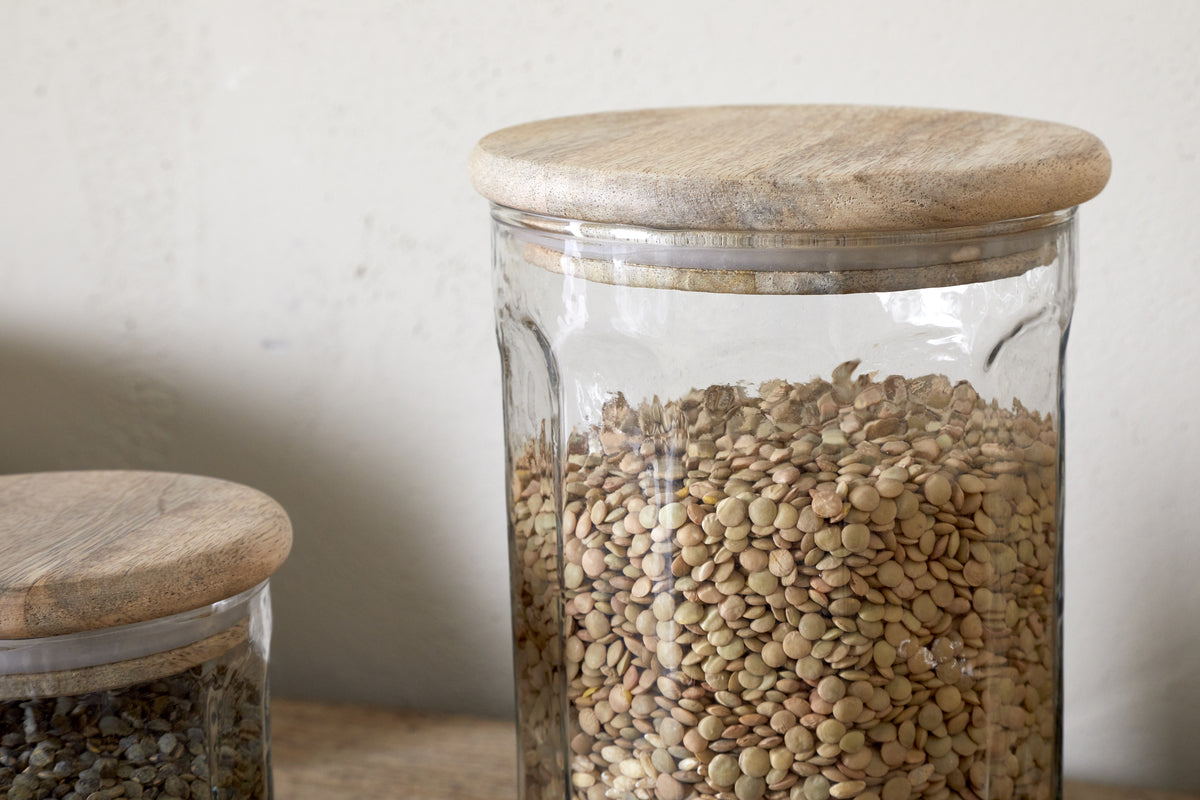 Nkuku Igoko Glass Storage Jar