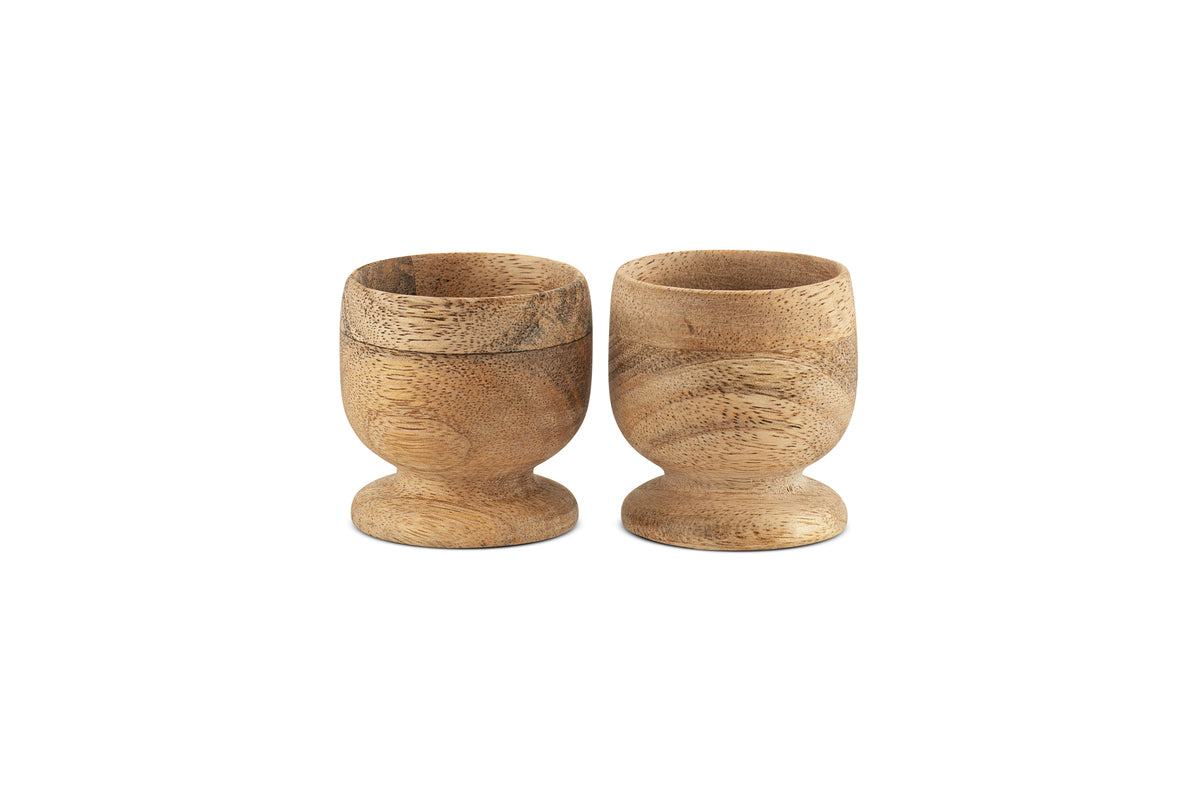 Nkuku - Awa Wooden Egg Cup - Set of Two
