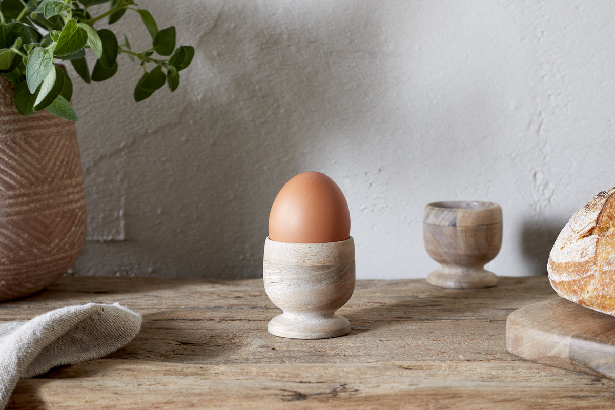 Nkuku - Awa Wooden Egg Cup - Set of Two