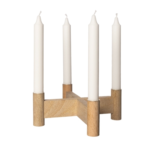 Ernst Sweden Natural Candle Holder - for four candles