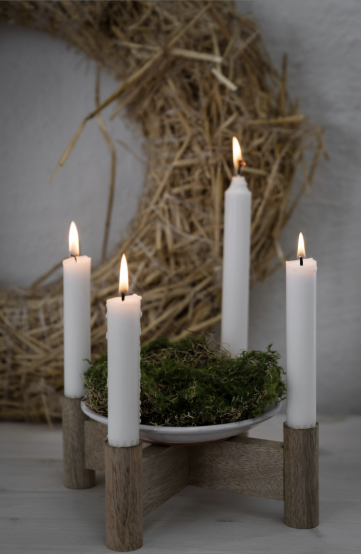 Ernst Sweden Natural Candle Holder - for four candles