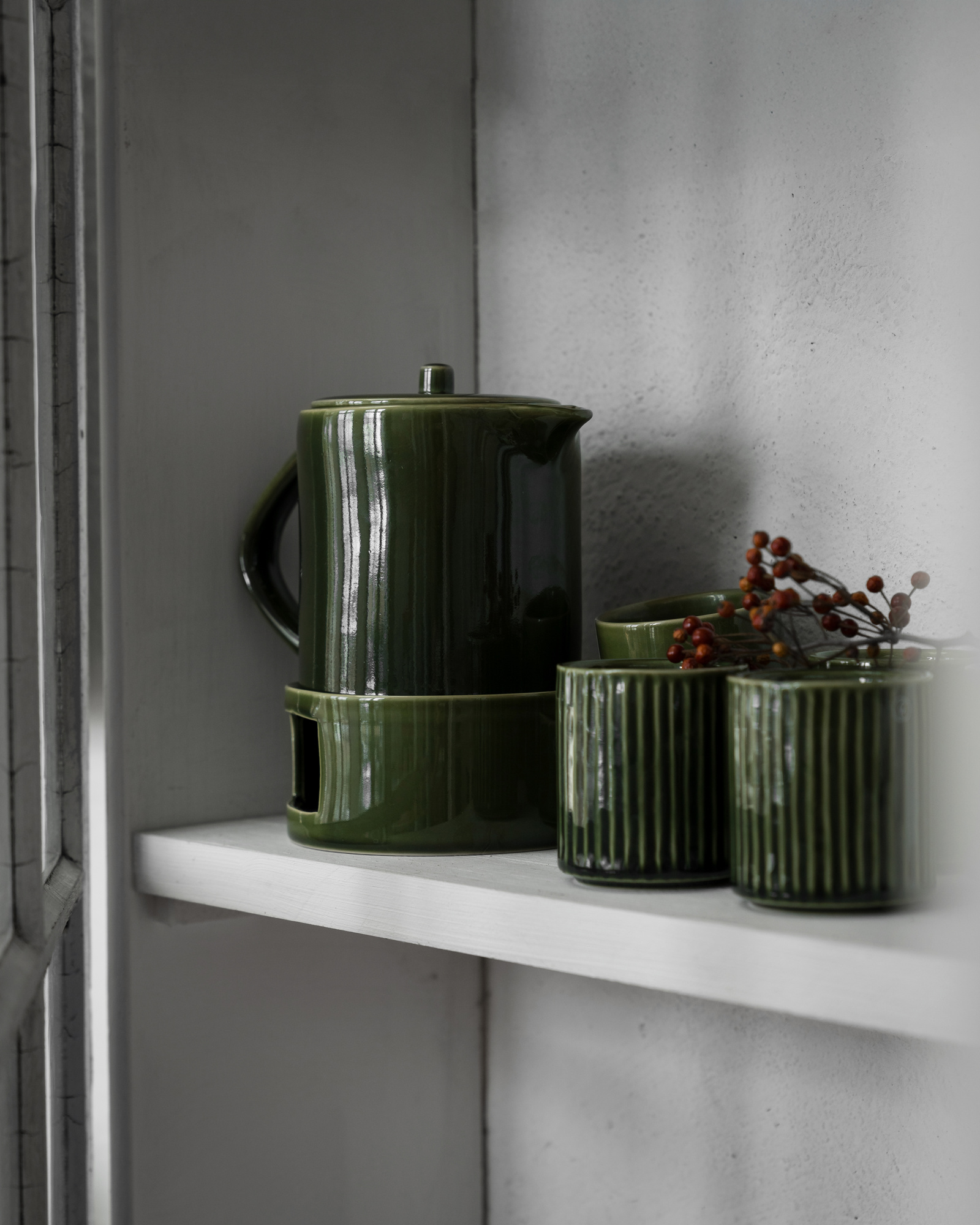 Ernst Sweden Small Green Ceramic Cup