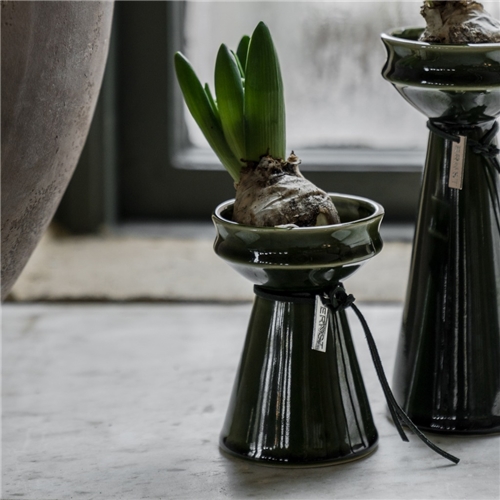 Ernst Sweden Green Hyacinth Vase