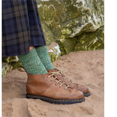 Rove Chunky Wool Boot Sock - Green
