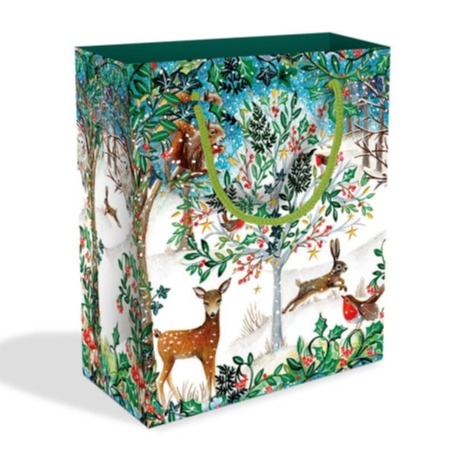Museums & Galleries Winter Forest Glase Medium Gigt Bag
