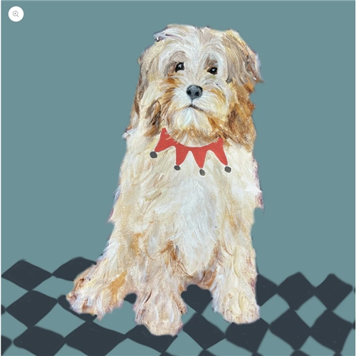 Print Circus - Puppy Olive Card