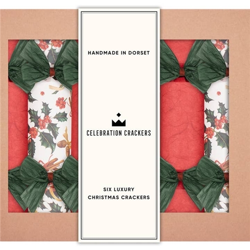 Celebration Cinnamon Rouge Luxury Crackers Made in Dorset