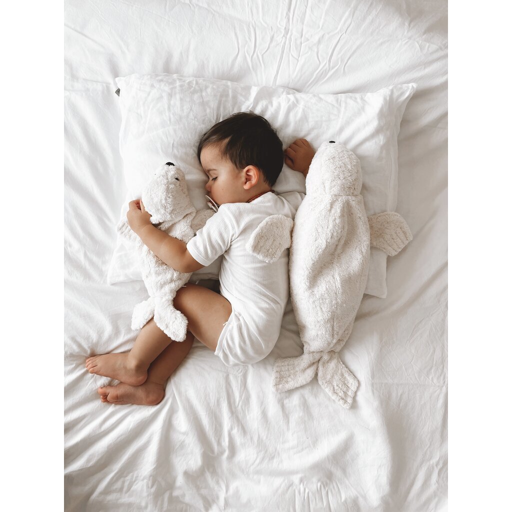 Senger - Naturwelt Cuddly Animal Seal Small - white