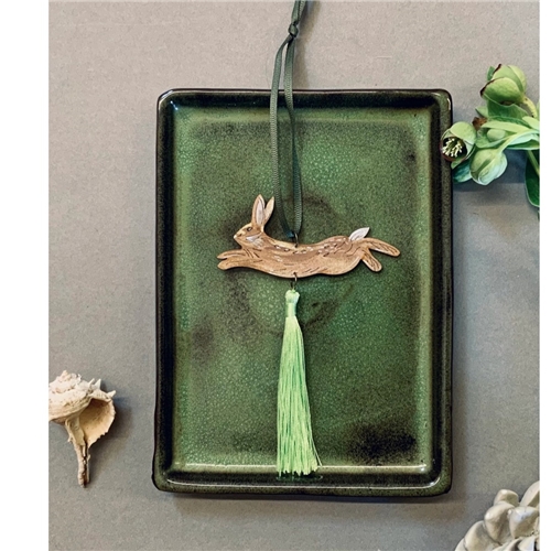 Lily Faith Barn Hare Tassel Decoration