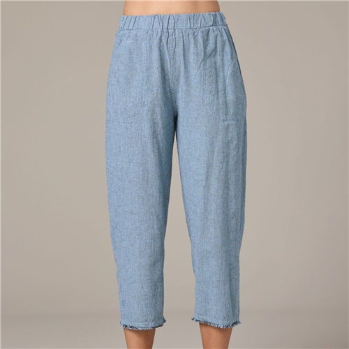 Cut Loose Crop Raw Edge - Crosshatch Bellflower