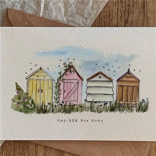 Brooke Marie Hap-Bee New Home Card