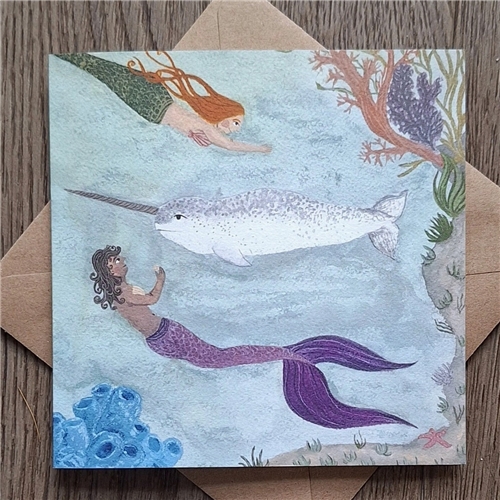 Lydiamae Mermaids Greeting Card