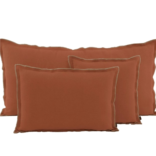 Haomy Textiles Seoni Cushions - Various Sizes - Terre Brulee