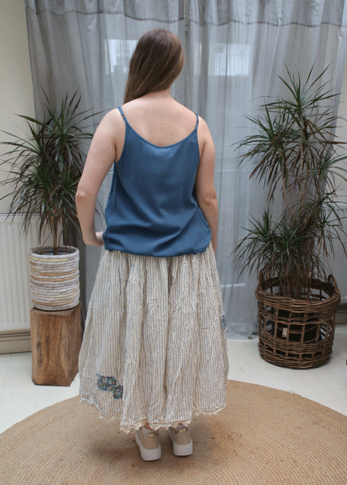 Ewa i Walla Evelyn Striped Skirt