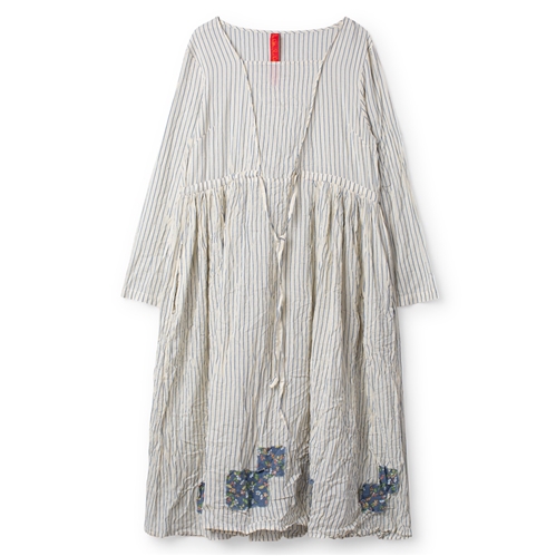 Ewa i Walla Niki Dress - Striped Voile