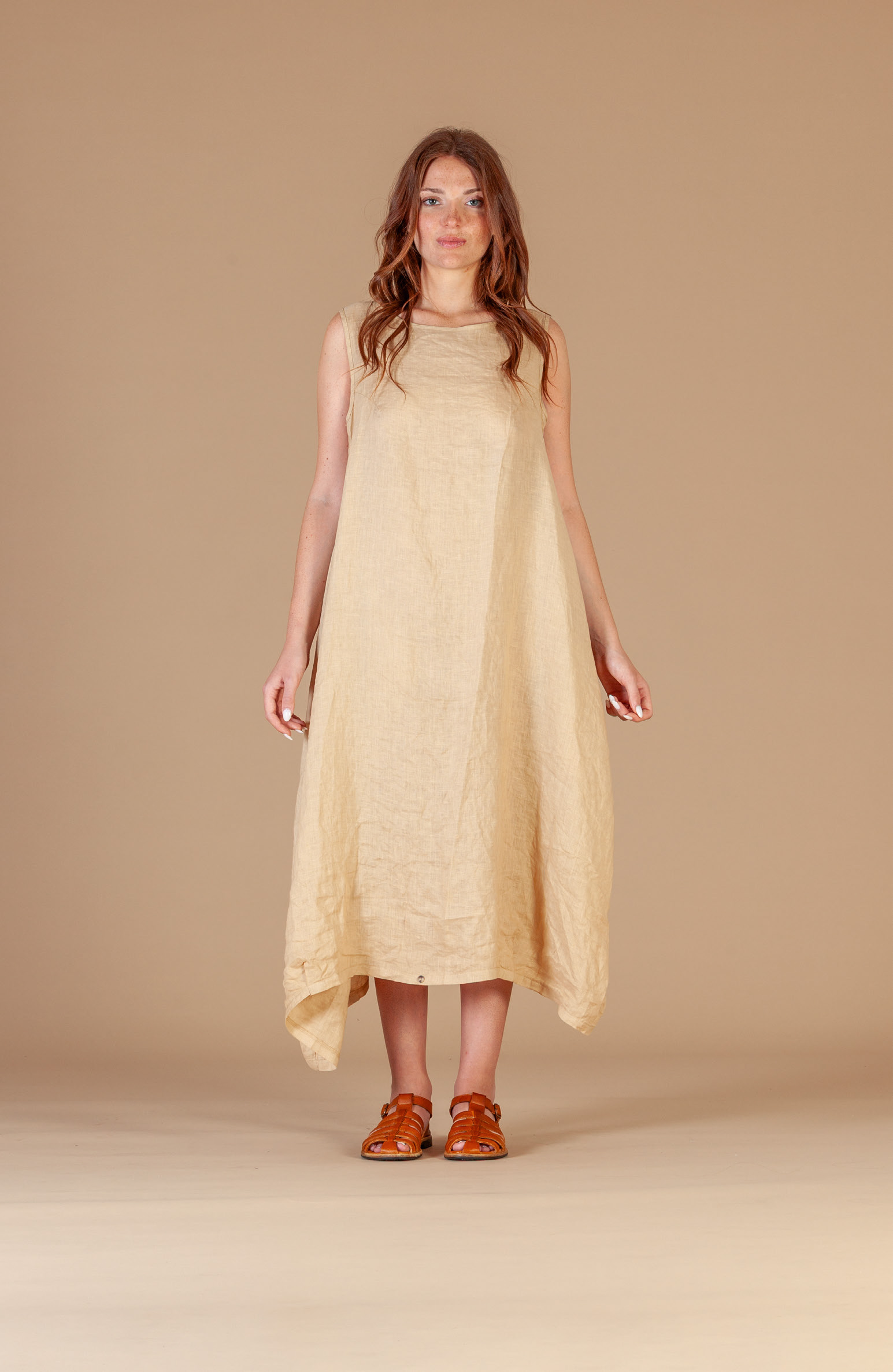 Mama B  Alma Dress - Grano