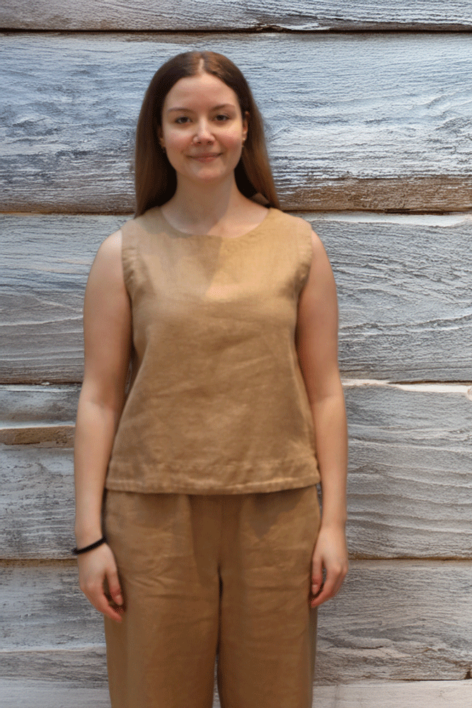 Cut Loose Shell W/Wide Facing - Bark