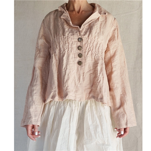 Les Ours Agave Jacket - Linen Cotton Blush
