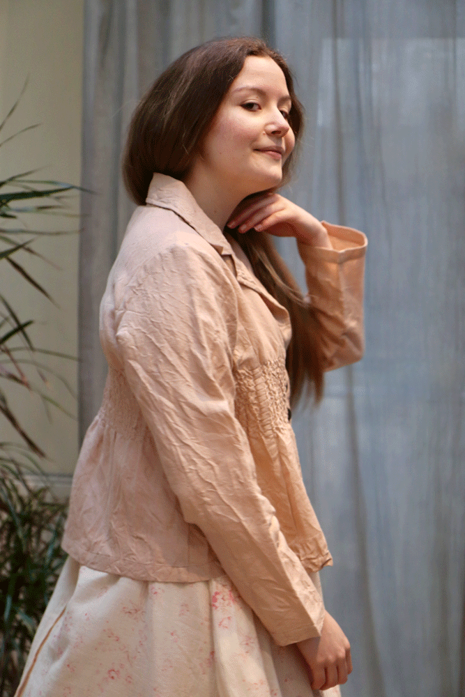 Les Ours Agave Jacket - Linen Cotton Blush