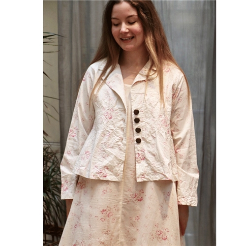 Les Ours Agave Jacket - Popeline Liberty Bouquet pink