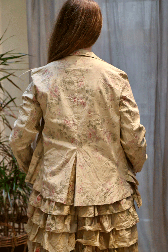 Les Ours Anethi Jacket - Popline Verveine Fleurs