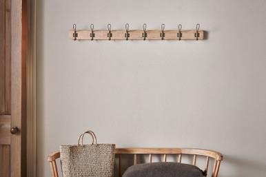 Nkuku Ankita Mango Wood Iron Hooks - LARGE