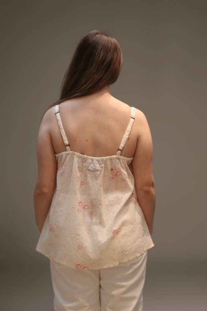 Les Ours Laura Top Cotton Liberty Bouquet