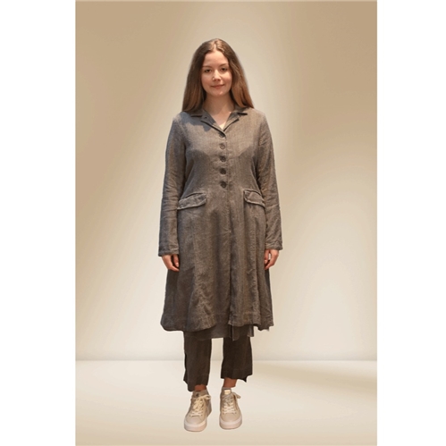 Amici by Baci Needled Coat - Vintage Grey