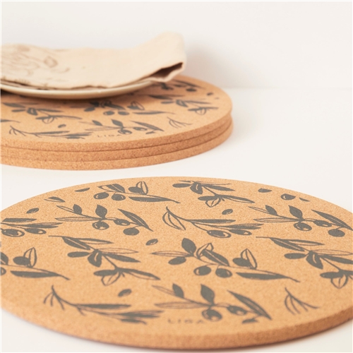 Liga Cork Placemat - Olive & Pip