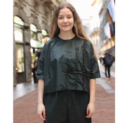 Neirami Buttons Blouse - Eucalyptus