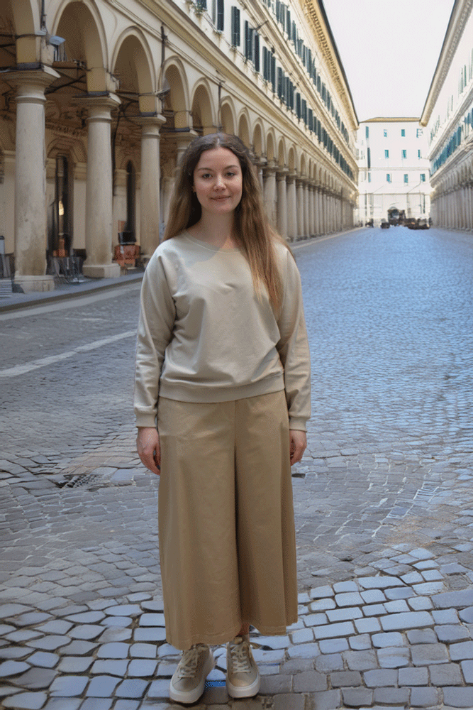 Neirami Wide Palazzo Trousers - Sable